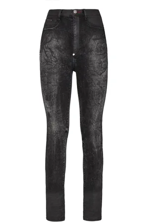 Philipp Plein Super Hoge Taille Jegging Iconic Plein