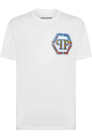 Philipp Plein T-Shirt Ronde Hals Hexagon