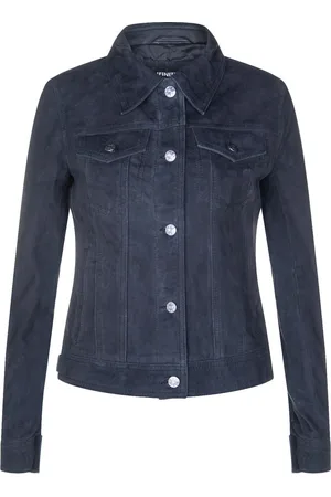 Infinity Dames Goat Suede Trucker Jeans Jack-Astoria