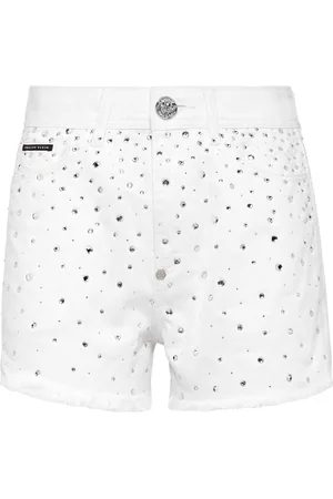 Philipp Plein Denim Korte Broek