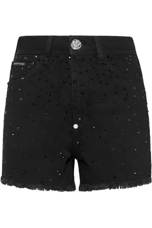 Philipp Plein Denim Korte Broek
