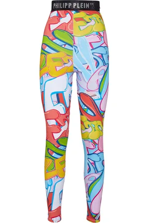Philipp Plein Legging Bombing Graffiti