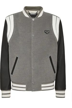 Philipp Plein Leren Bomber