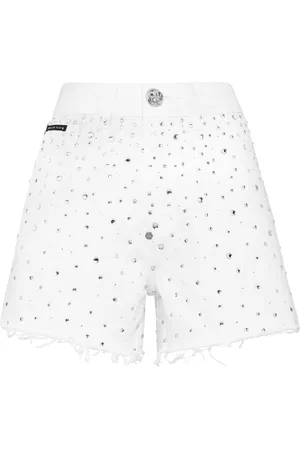 Philipp Plein Denim Korte Broek