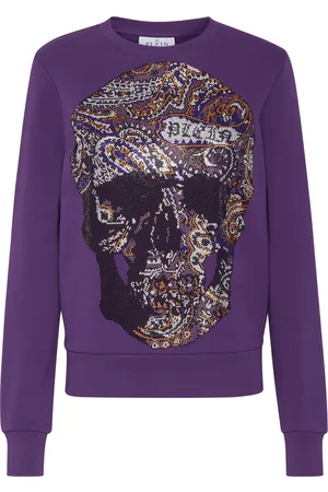 Philipp Plein Sweatshirt Paisley Strass