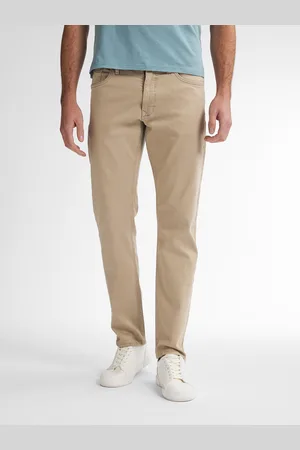 Petrol Industries Heren Russel Gekleurde Regular Tapered Fit Jeans Flamingobreeze