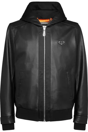 Philipp Plein Leren Jas