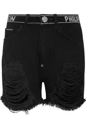 Philipp Plein Denim Korte Broek