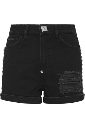 Philipp Plein Denim Korte Broek