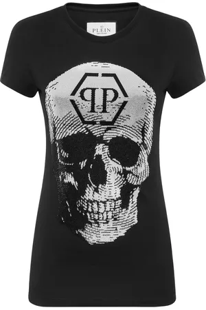 Philipp Plein T-Shirt Ronde Hals Skull