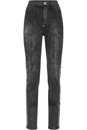 Philipp Plein Super Hoge Taille Jegging