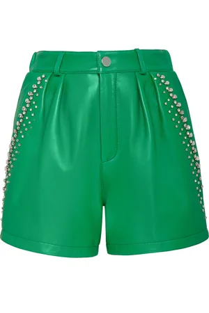 Philipp Plein Leren Korte Broek