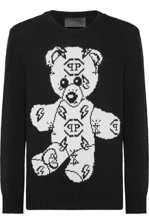 Philipp Plein Pullover Ronde Hals Teddy