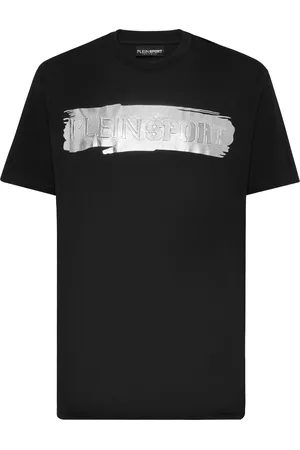 Philipp Plein T-Shirt Round Neck Ss Silver Brush