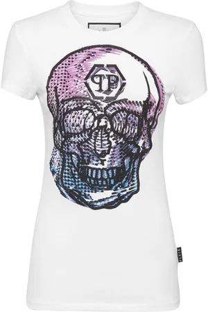Philipp Plein T-Shirt Ronde Hals Skull
