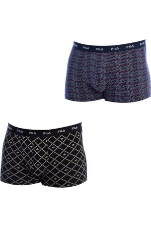 Fila Pack-2 Bedrukte Katoenen Boxers FU5289 voor Heren