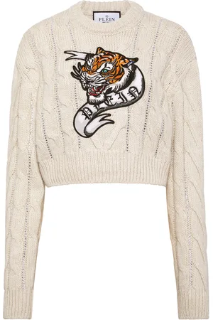 Philipp Plein Pullover Ronde Hals Tattoo