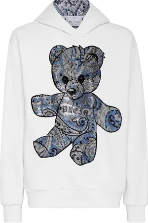Philipp Plein Sweatshirt Met Capuchon Paisley