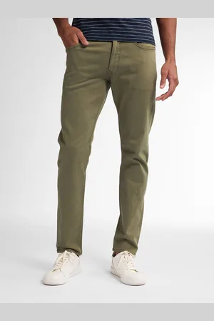 Petrol Industries Heren Russel Gekleurde Regular Tapered Fit Jeans Flamingobreeze