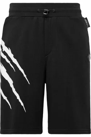 Philipp Plein Sportieve Shorts Scratch