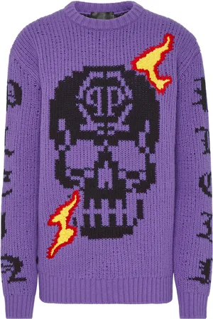 Philipp Plein Pullover Ronde Hals Skull
