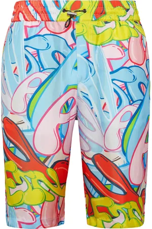 Philipp Plein Korte Broek Bombing Graffiti
