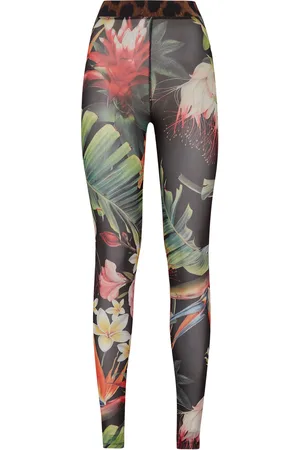 Philipp Plein Flare Broek Flowers