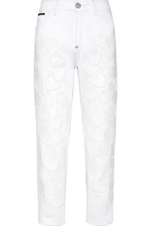 Philipp Plein Jeans Mom Pasvorm Heart