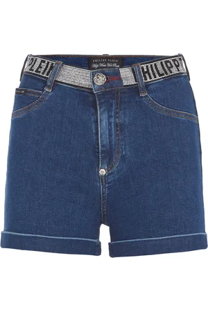 Philipp Plein Denim Korte Broek