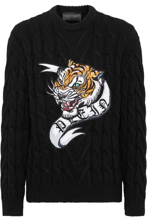 Philipp Plein Pullover Ronde Hals Tattoo