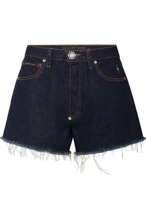 Philipp Plein Denim Korte Broek