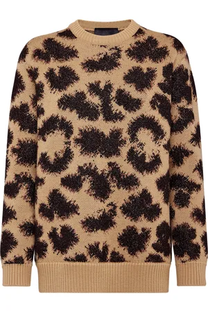 Philipp Plein Pullover Ronde Hals Leopard