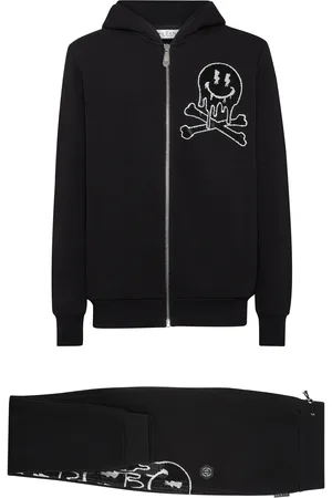Philipp Plein Trainingspak: Hoodie & Broek Skeleton