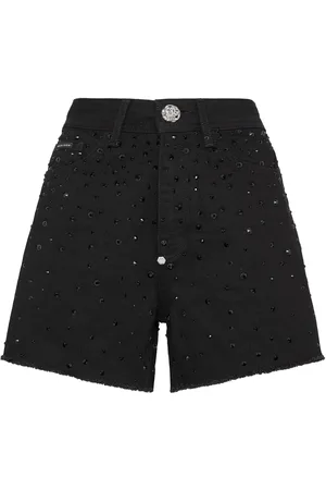 Philipp Plein Denim Korte Broek