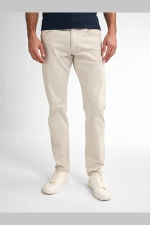 Petrol Industries Heren Russel Gekleurde Regular Tapered Fit Jeans Flamingobreeze