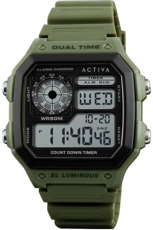 Invicta Activa X Digital ACW1299-002 Heren Horloge - Quartz Uurwerk - Plastic met zwarte Wijzerplaat - 43mm