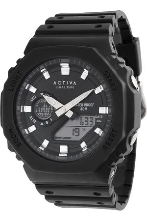Invicta Activa X DIGITAL ESSENTIALS ACW423-002 Heren Horloge - Quartz Uurwerk - Plastic met zwarte Wijzerplaat - 45mm