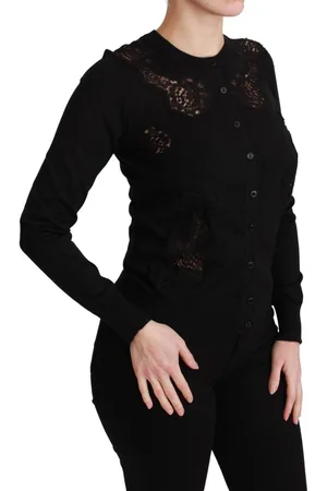 Dolce & Gabbana Lace Gedetailleerde Kasjmier Vest