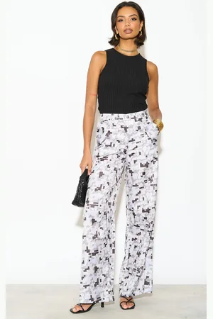 Gini London Rechte broek met Aztekenprint