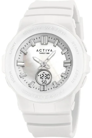 Invicta Activa X Digital ACW2125-002 Heren Horloge - Quartz Uurwerk - Plastic met zilveren Wijzerplaat - 43mm