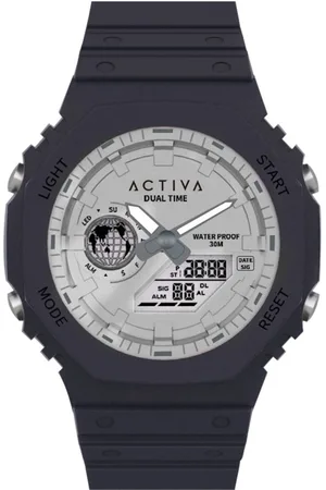 Invicta Activa X DIGITAL ESSENTIALS ACW423-015 Heren Horloge - Quartz Uurwerk - Plastic met zilveren Wijzerplaat - 45mm