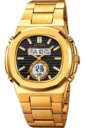 Invicta Activa X Digital ACW2279-002 Heren Horloge - Quartz Uurwerk - Roestvrij Staal met zwarte Wijzerplaat - 42mm