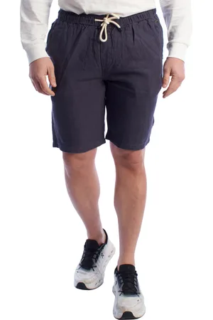 IN MY HOOD Herren Leinen-Bermudashorts mit Kordelzug HS24MBE09