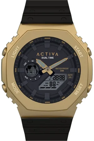 Invicta Activa X DIGITAL ESSENTIALS ACW423-008 Heren Horloge - Quartz Uurwerk - Plastic met zwarte Wijzerplaat - 45mm