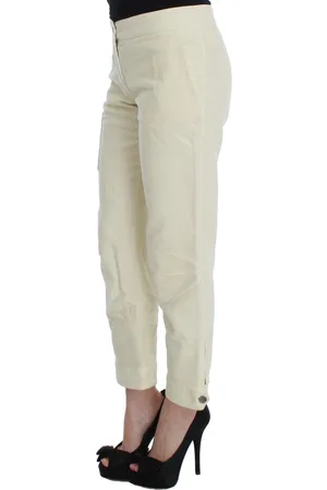ERMANNO SCERVINO Cropped Cargobroek Voor Dames In Wit