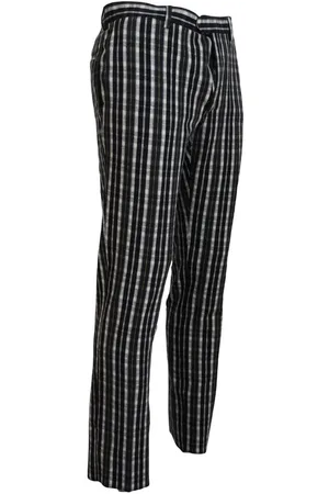 Bencivenga Heren -wit Gestreepte Broek