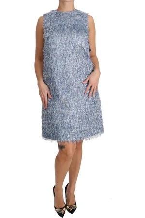 Dolce & Gabbana Fringe Shift Gown Jurk