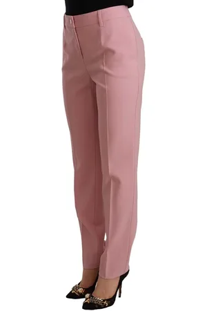 Dolce & Gabbana Wollen Stretchbroek Met Hoge Taille