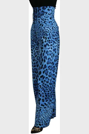 Dolce & Gabbana Luipaardprint Zijden Broek