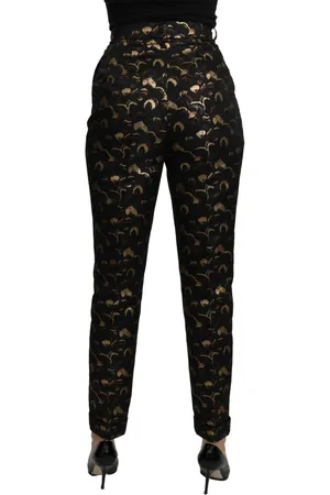 Dolce & Gabbana Floral Brocade Broek